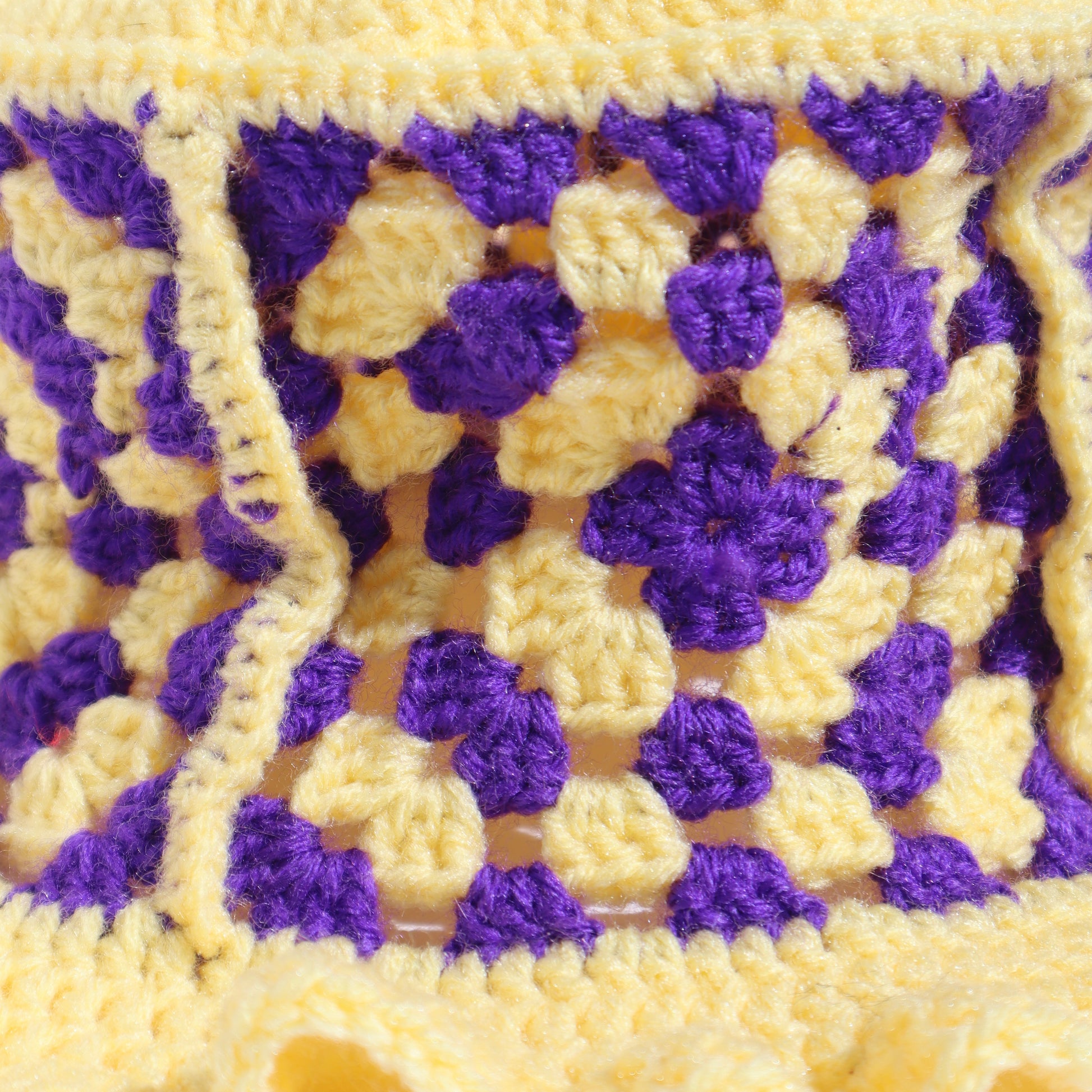 Shopdigitalgirl | Crochet Hats | Floppy Bucket Hat - yellow / purple