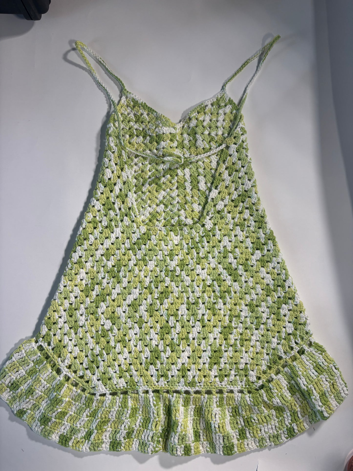 Green Cotton Summer Dress