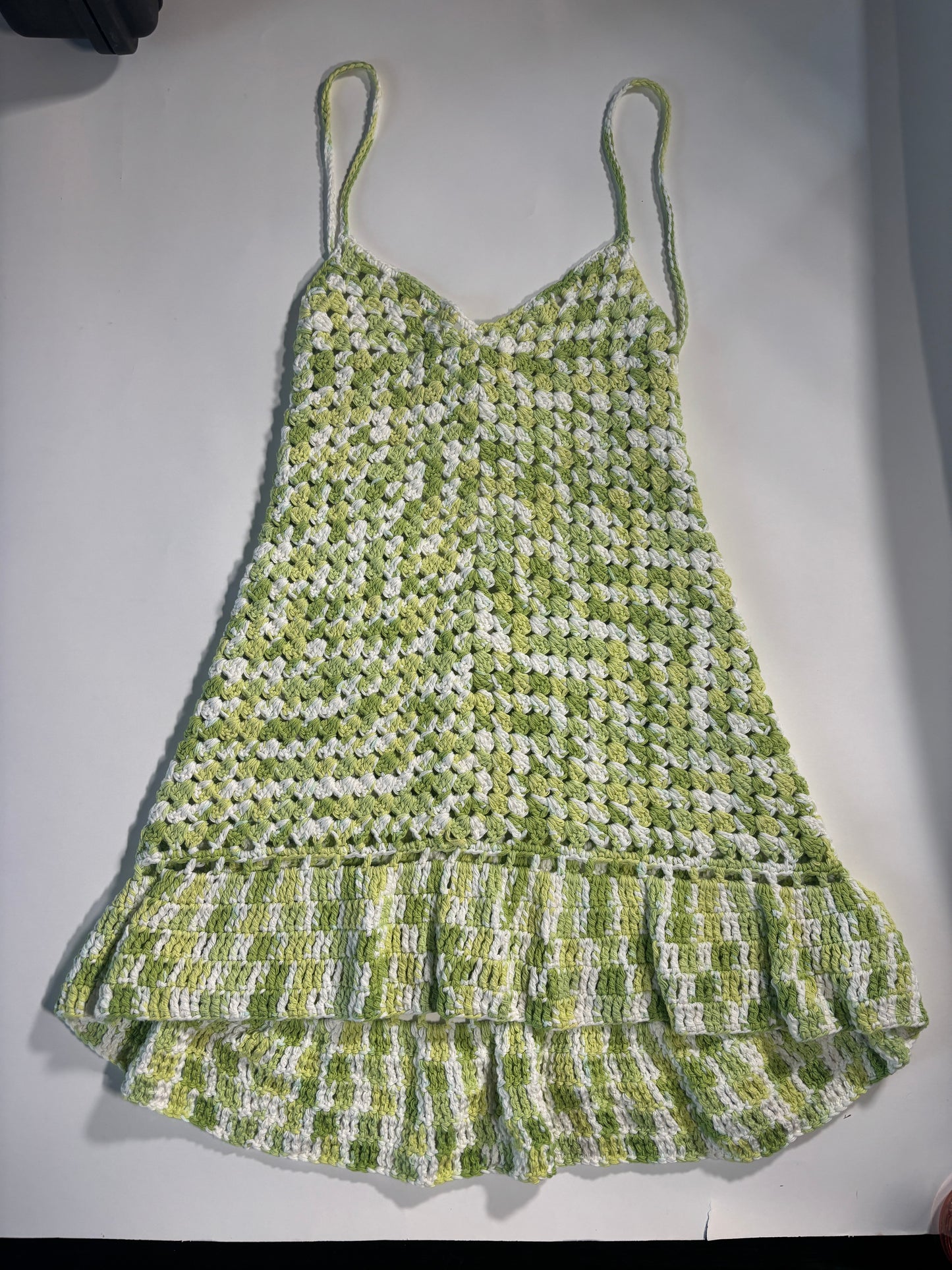 Green Cotton Summer Dress