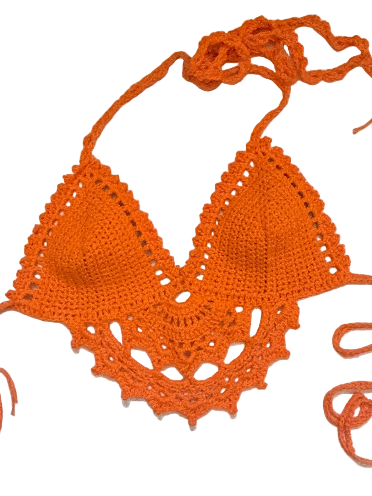Orange Mandala Crochet Top