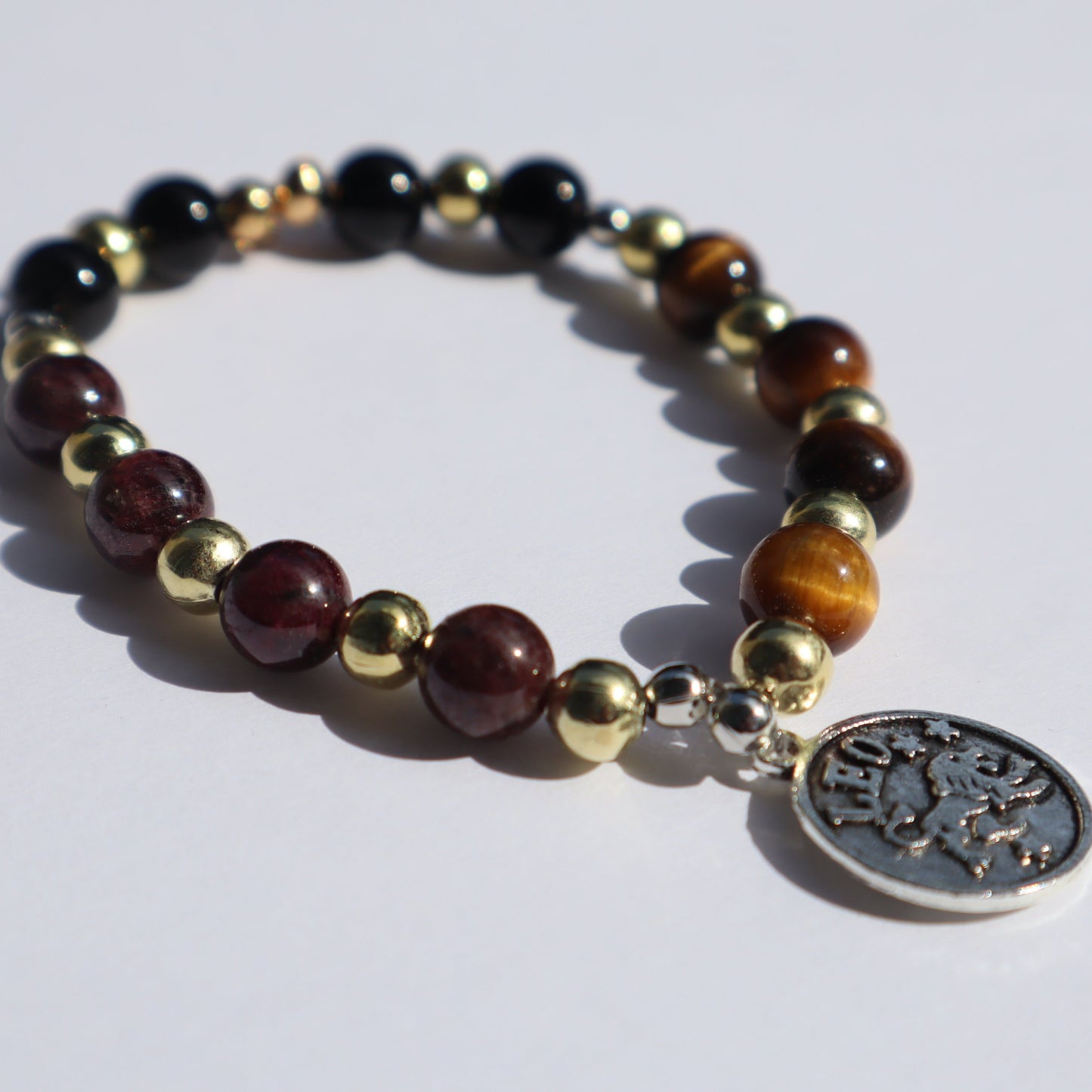 leo zodiac horoscope power stones gems crystals charm bracelet