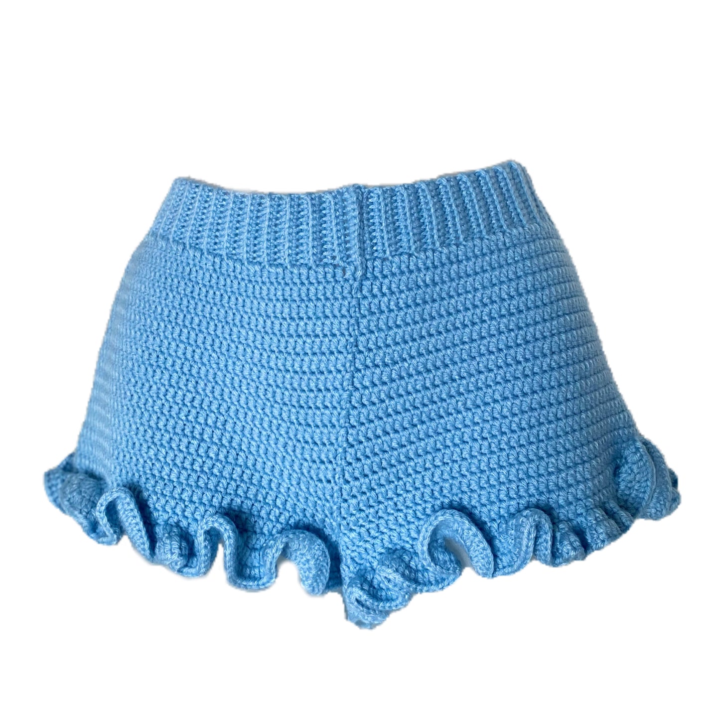 ShopDigitalGirl | Crochet Shorts | Ruffle Shorts