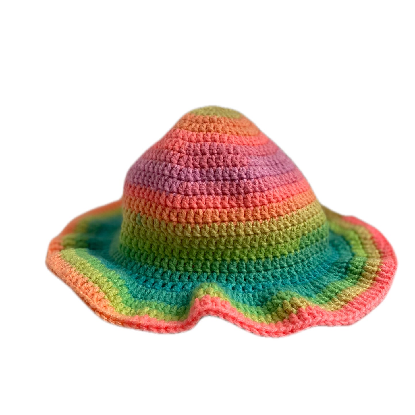 Shopdigitalgirl | Crochet Hats | Rainbow Bucket Hat