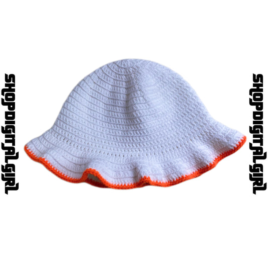 ShopDigitalGirl | Crochet Hats | Outline Bucket Hat