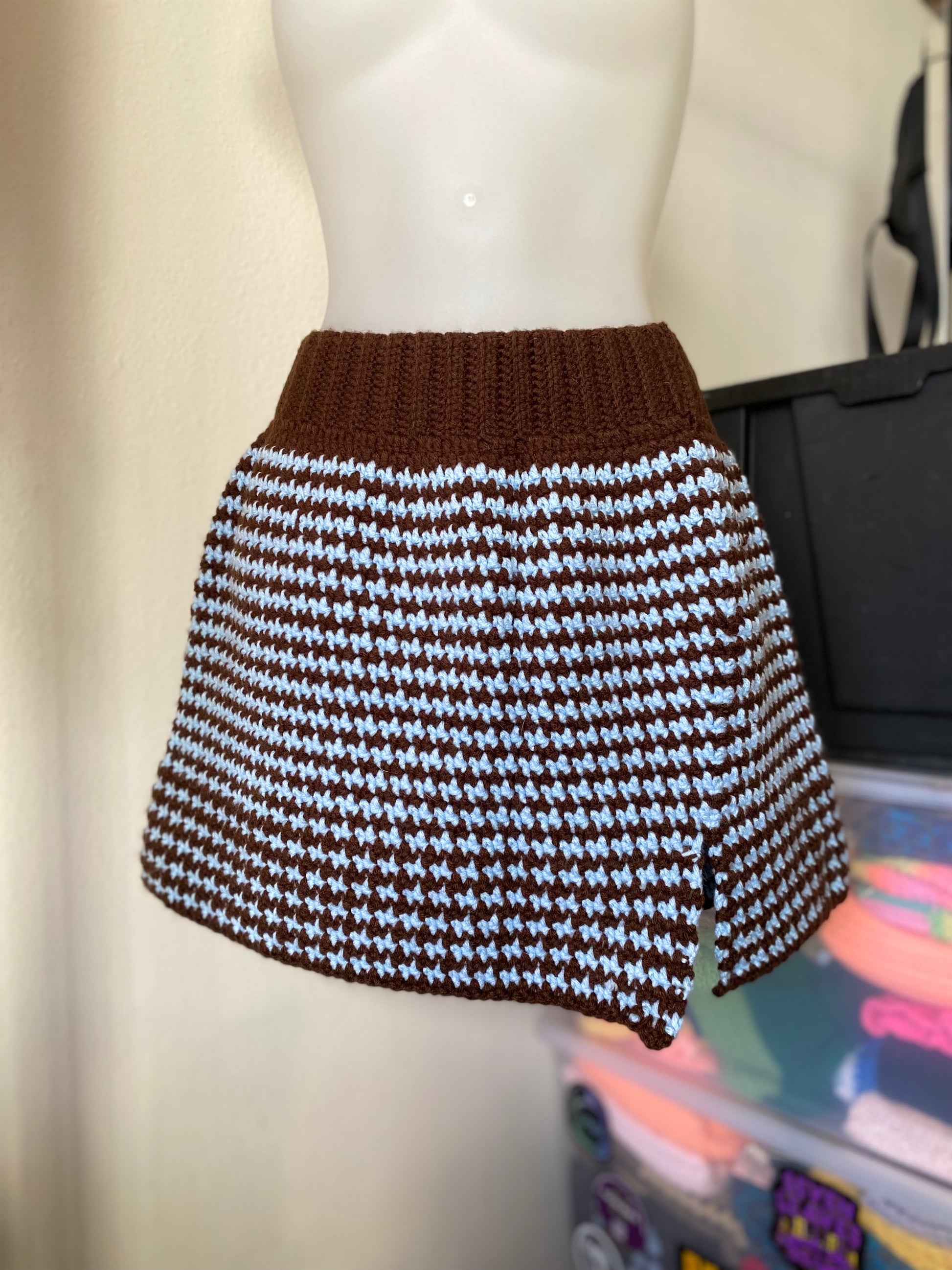 Shopdigitalgirl | Crochet Skirts | Houndstooth Skirt