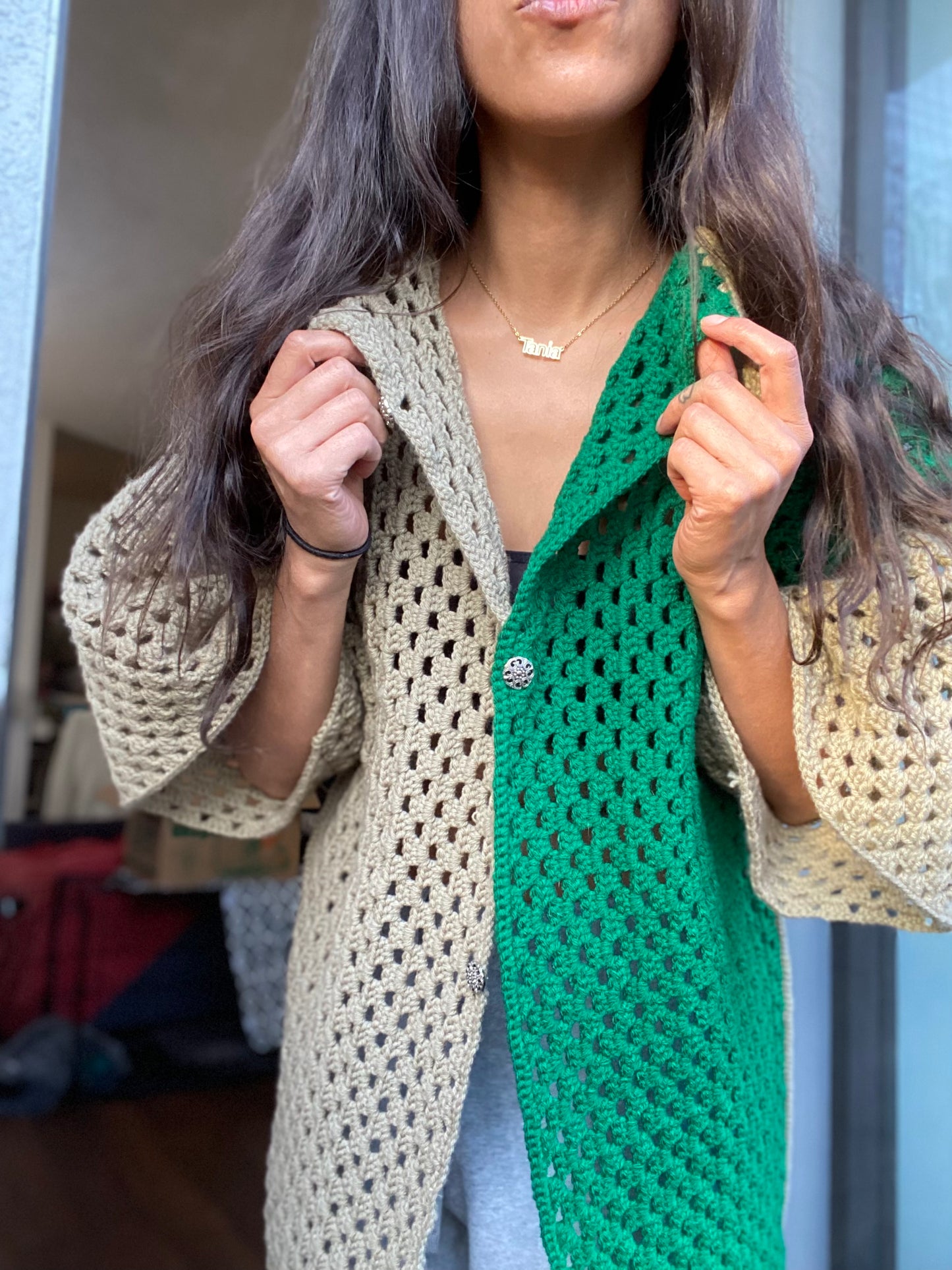 ShopDigitalGirl | Menswear | Crochet Button Up
