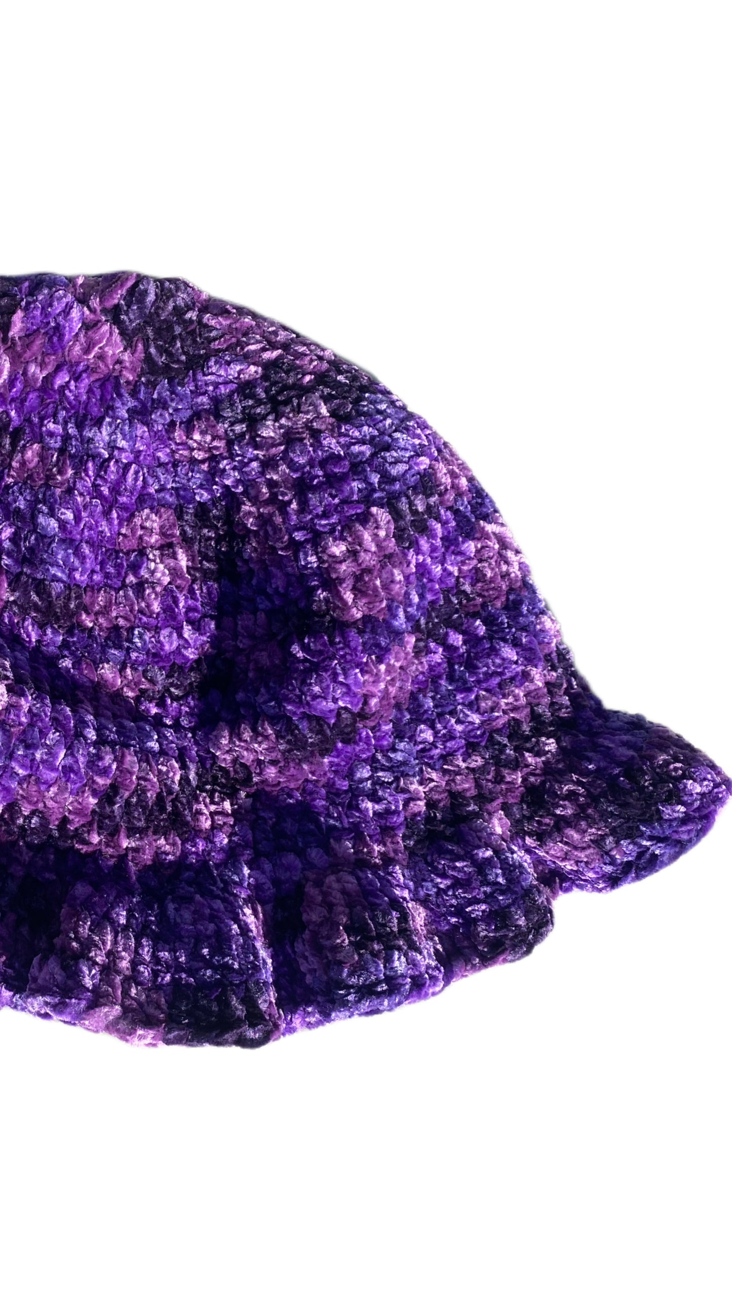 ShopDigitalGirl | Crochet Hats | Velvet Bucket Hat