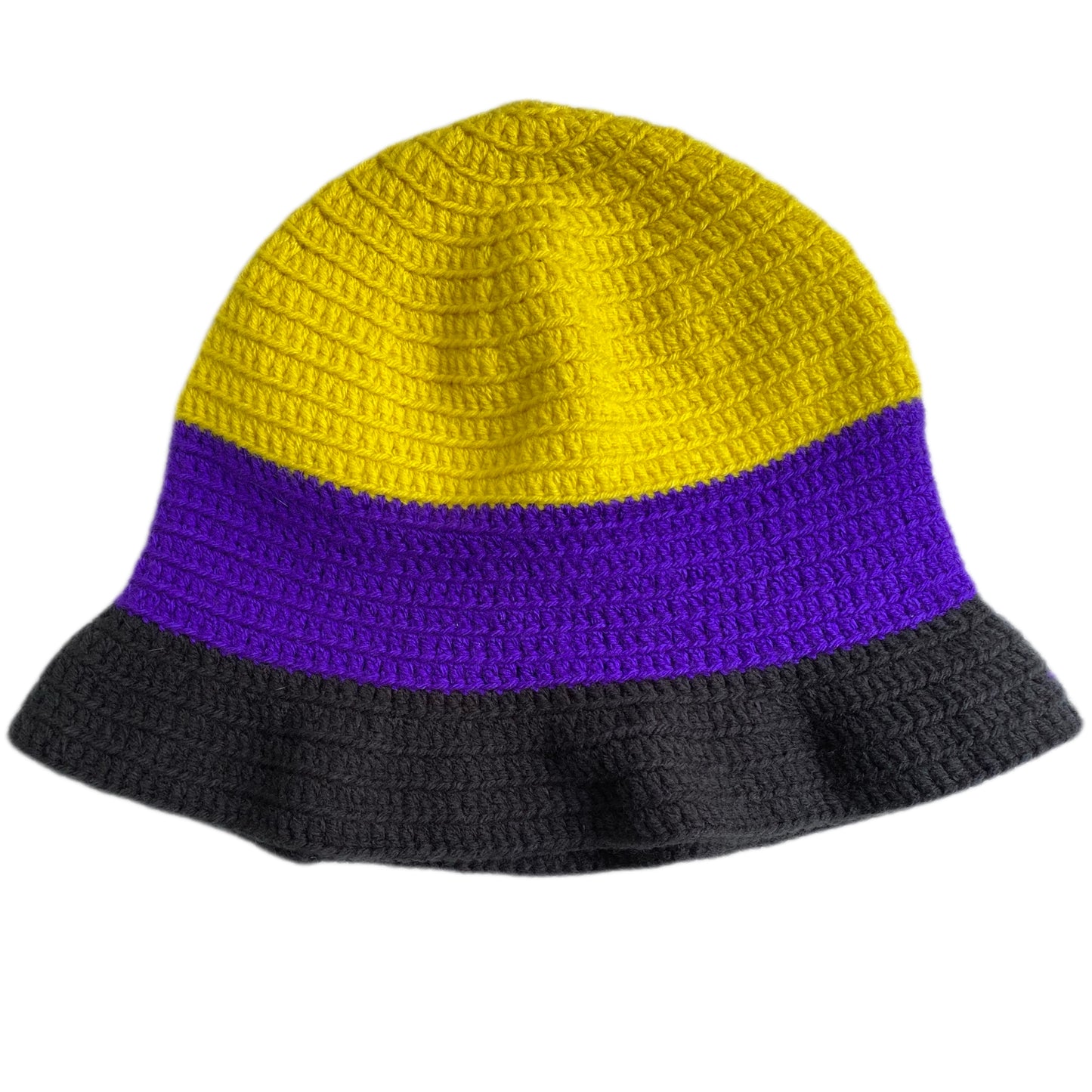 ShopDigitalGirl I Crochet Hats | LA Lakers Colors Bucket Hat