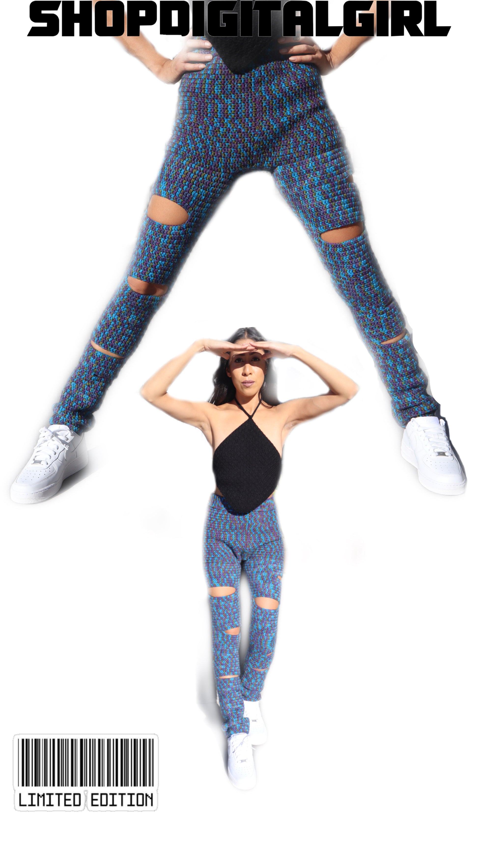 Shopdigitalgirl | Crochet Pants | Galaxy 🌌 Pants