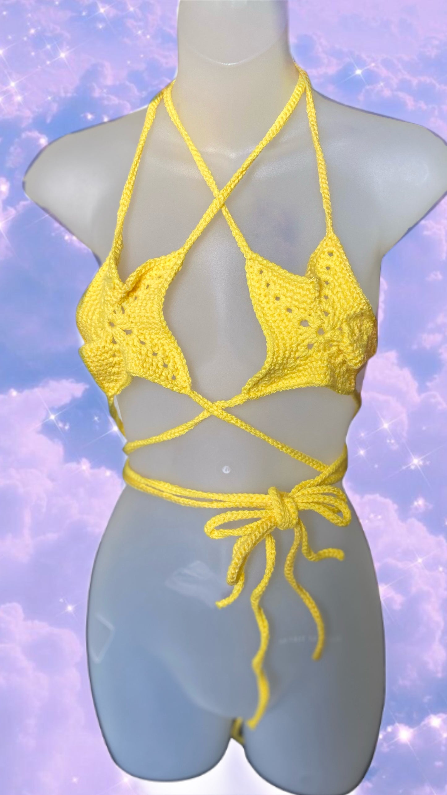 Shopdigitalgirl | Crochet Tops | Superstar Bikini Top