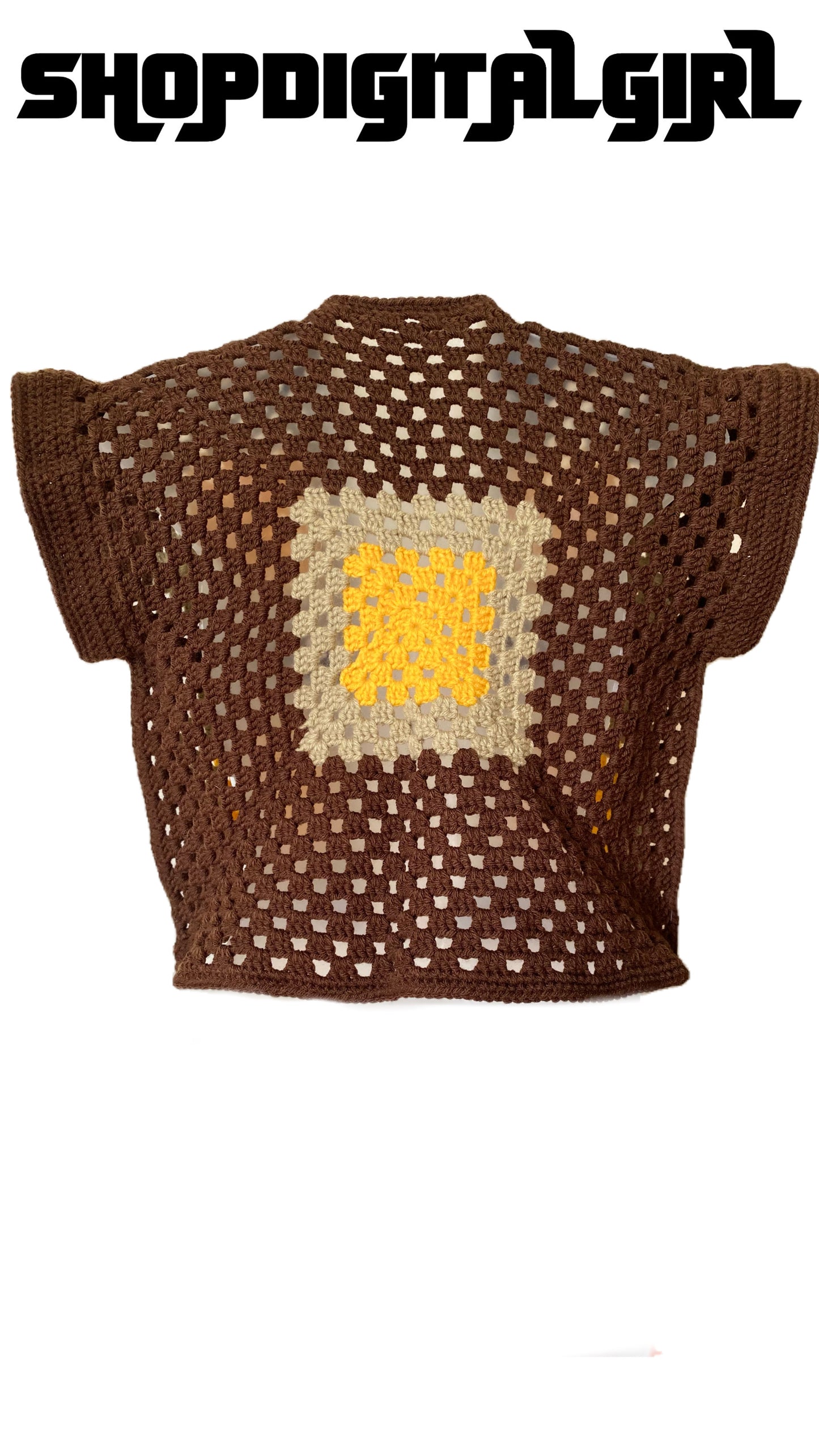 Shopdigitalgirl | Crochet Tops | 70s Sweater