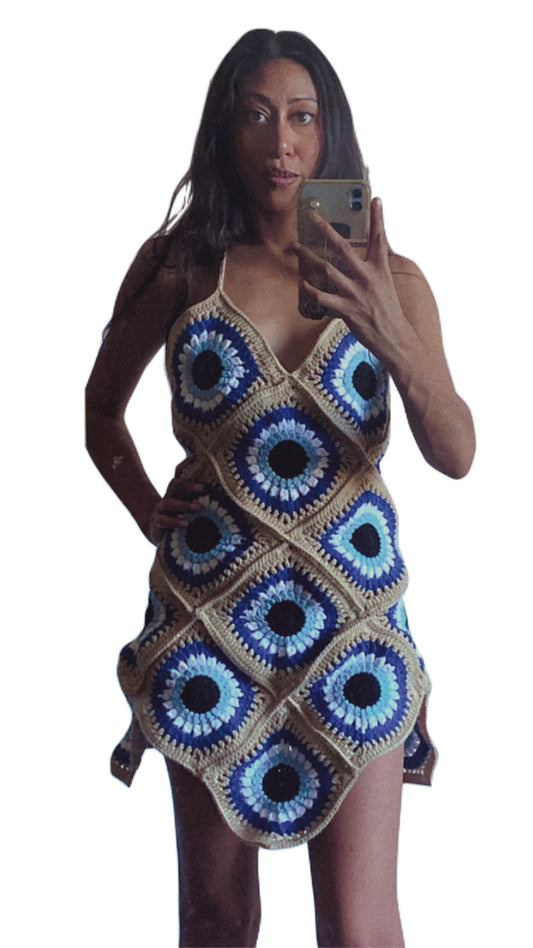 ShopDigitalGirl | Crochet Dresses | Nazar 🧿 Dress