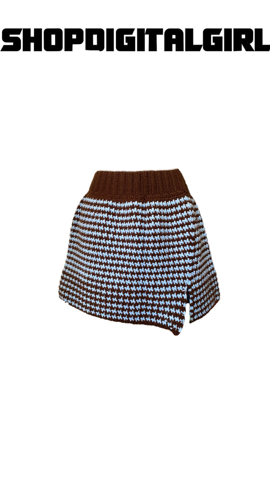 Shopdigitalgirl | Crochet Skirts | Houndstooth Skirt